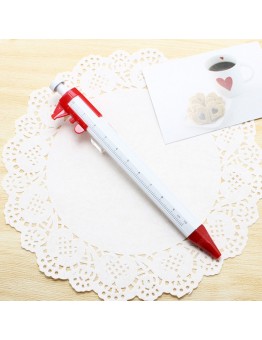 1 Pcs Creative Stationery Ballpen Cursor Caliper Scale Ruler Multifunction Ballpoint Pen School Office Supplies Promotions Gifts