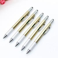 Ballpoint Pen Screwdriver Ruler Spirit Level Multifunction Tool