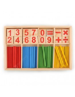 High-Quality Preschool Spindles Wooden Mathematics Math Material Counting Toy for Kids