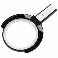 3B - 1D 12 LED Lights Hand Folding / Table Bracket Power Pluggable Magnifier