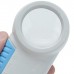 7011 12X Handheld High-Definition Magnifying Glass with LED Lights