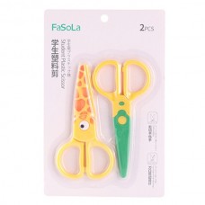 Kindergarten Students Plastic Handmade Scissors for Children