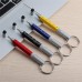 1PCS Mini Multifunction Ballpoint Pen High Quality Stylus Tool Ball Touch Pen Screwdriver Metal Small Pens Keychain 6 in 1