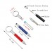 1PCS Mini Multifunction Ballpoint Pen High Quality Stylus Tool Ball Touch Pen Screwdriver Metal Small Pens Keychain 6 in 1