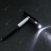 1pcs Multifunction Mobile Phone Stand Holder Pen Ballpoint Pen Folding LED Light 4 in 1 Pen School Office Stationery Supplies