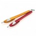 2pcs 2 in 1 Creative Ball Pen Style Capacitive Touch Screen Stylus