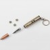 Bullet Keychain LED Laser Flashlight Infrared Portable with Ballpoint Pen 1PC