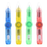 Colorful Flashing Fingertip Spinning Pen Lighting Ballpoint Pen