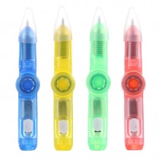 Colorful Flashing Fingertip Spinning Pen Lighting Ballpoint Pen