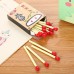 Creative Matchstick Pattern Ballpoint Pen 20pcs