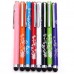 Portable Clip Design Embossing Touch Screen Stylus Pen