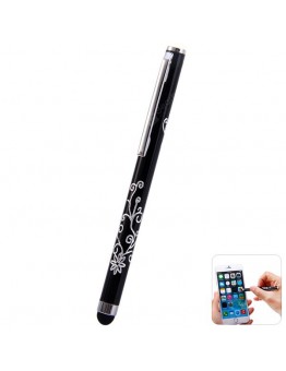 Portable Clip Design Embossing Touch Screen Stylus Pen