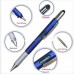 Quality Handy Tech Ballpoint Pen Screwdriver Ruler Spirit Level Multifunction Tool