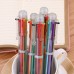 Transparent 6 Color Ballpoint Pen 5PCS