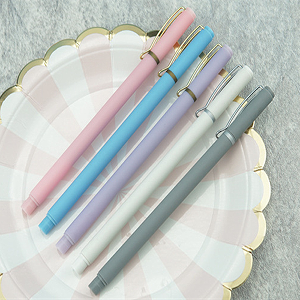 Students Stationery Office Neutral Pen 5Pcs- Multi-A