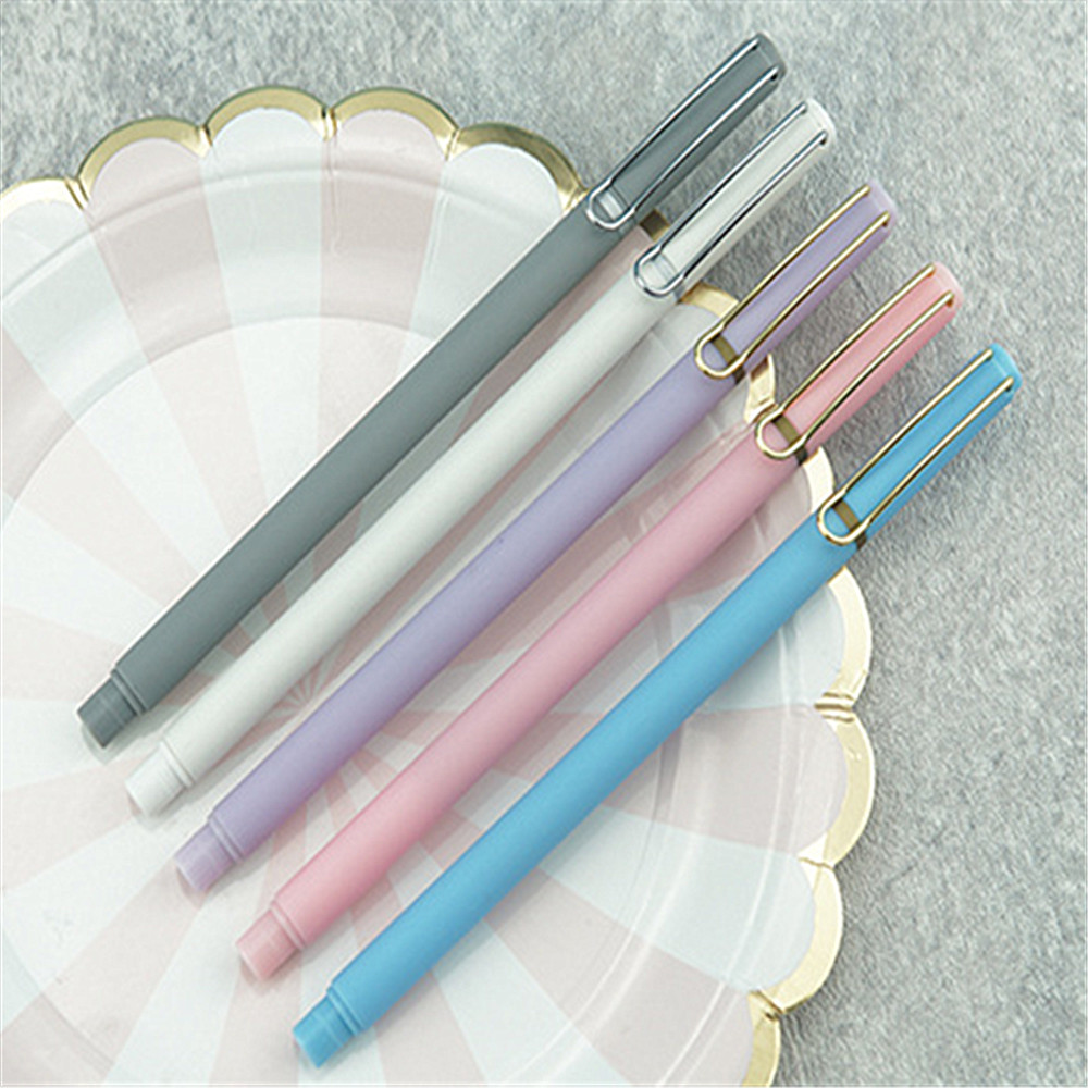 Students Stationery Office Neutral Pen 5Pcs- Multi-A