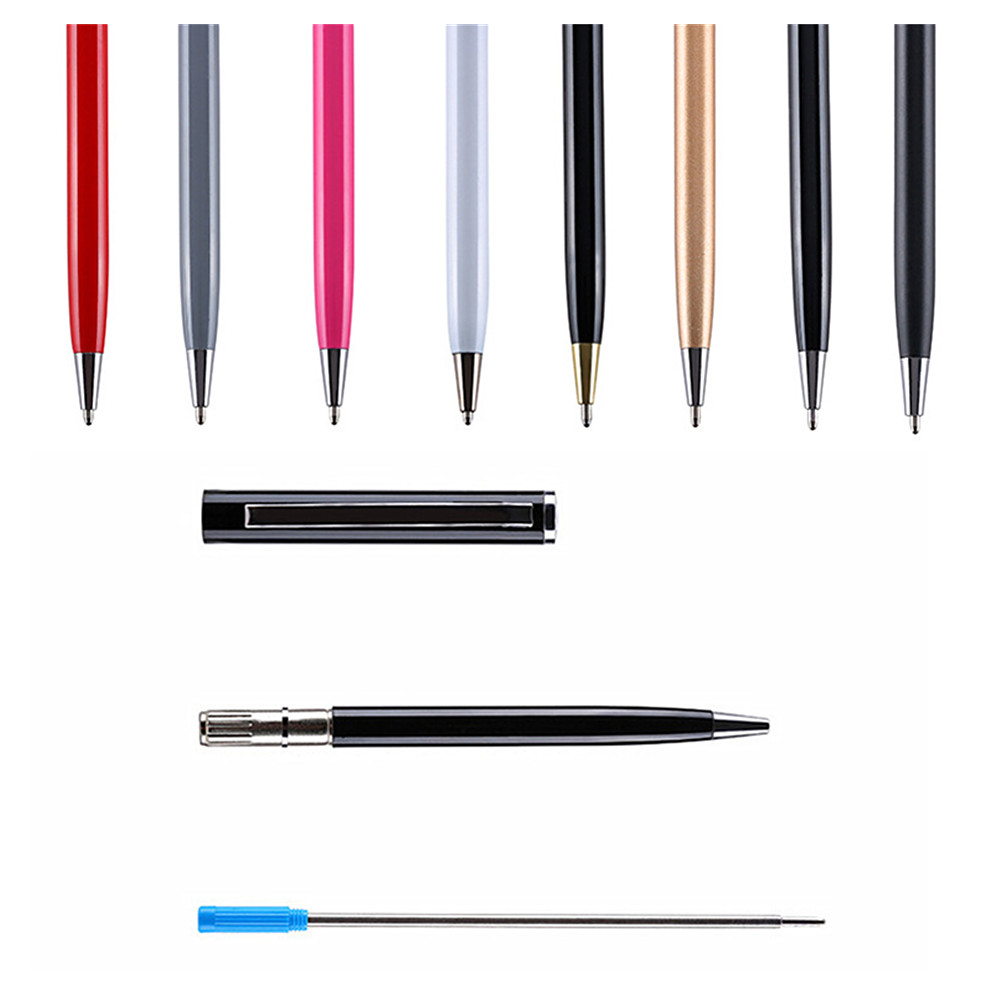 Classic Neutral Pen Ball-Point Pen Metal Case  4Pcs- Multi-A