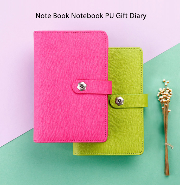 Note Book PU Notebook Gift for School / Office- Lake Blue