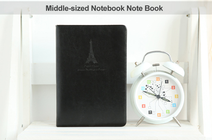  Middle-sized Creative Notebook Note Book- Black