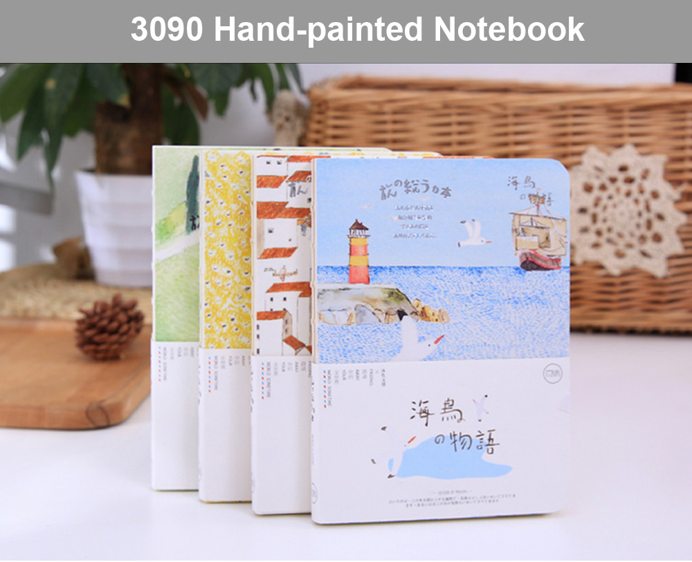 3090 Hand-painted Notebook Note Book- Sweet Orange